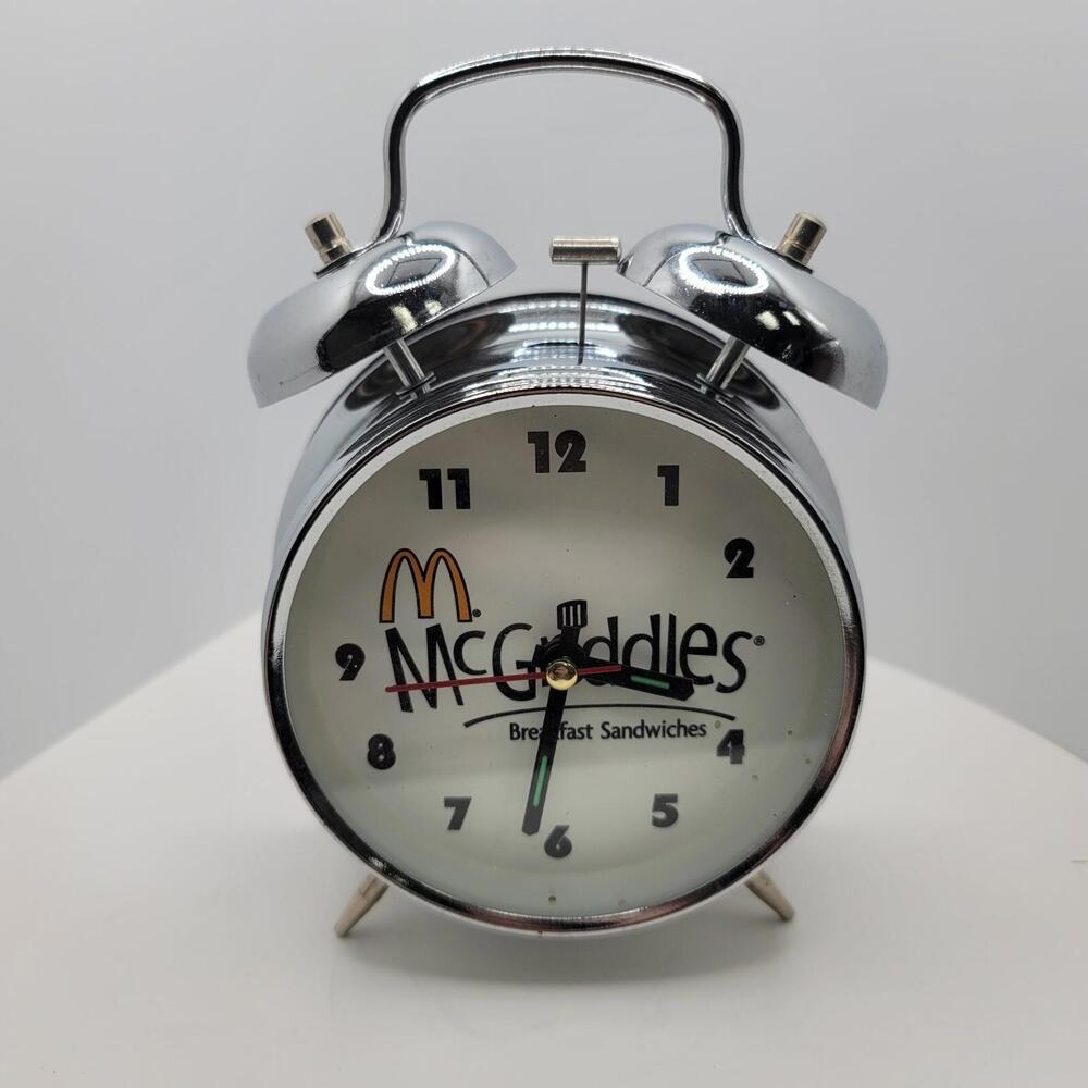 Rare McDonald's McGriddles Themed Alarm Clock - Vintage Collectible